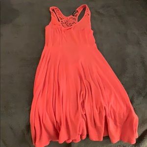 Summer dress with open back